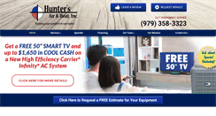 Desktop Screenshot of huntersair.com